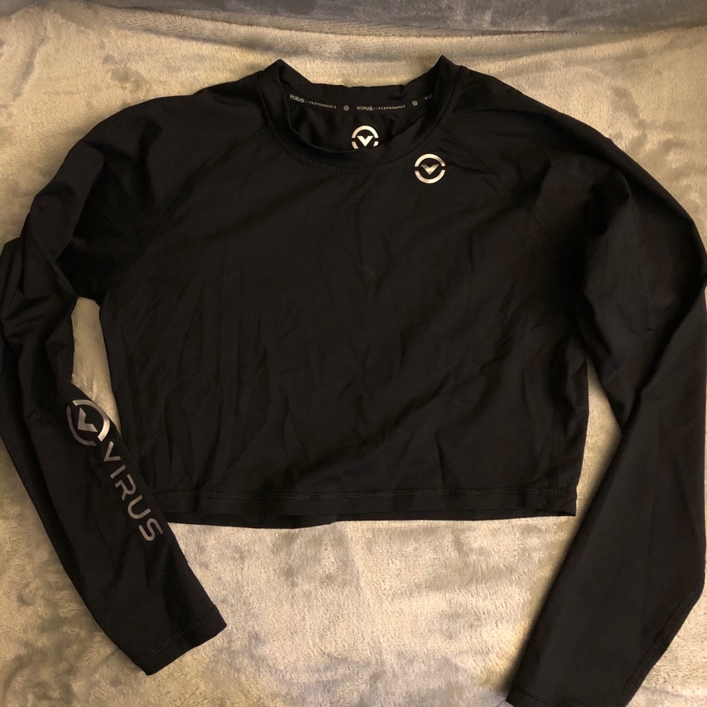 Virus Long Sleeve Crop